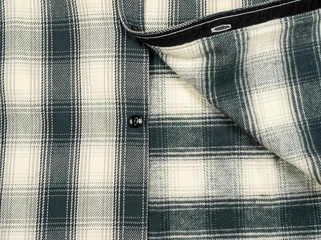 The Flat Head Ombré Flannel Shirt Ivory 16 The Flat Head Ombré Flannel Shirt Ivory