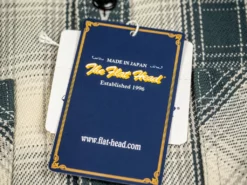 The Flat Head Ombré Flannel Shirt Ivory 57 The Flat Head Ombré Flannel Shirt Ivory