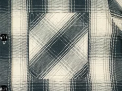 The Flat Head Ombré Flannel Shirt Ivory 61 The Flat Head Ombré Flannel Shirt Ivory