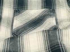 The Flat Head Ombré Flannel Shirt Ivory 63 The Flat Head Ombré Flannel Shirt Ivory