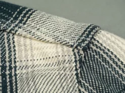 The Flat Head Ombré Flannel Shirt Ivory 65 The Flat Head Ombré Flannel Shirt Ivory