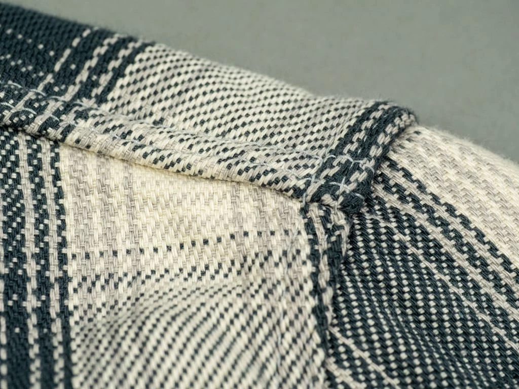 The Flat Head Ombré Flannel Shirt Ivory 34 The Flat Head Ombré Flannel Shirt Ivory