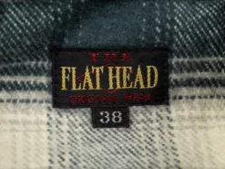 The Flat Head Ombré Flannel Shirt Ivory 60 The Flat Head Ombré Flannel Shirt Ivory