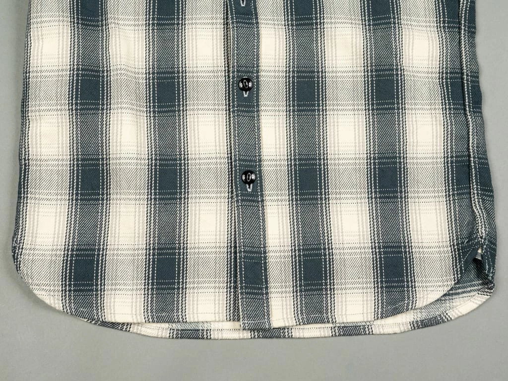 The Flat Head Ombré Flannel Shirt Ivory 15 The Flat Head Ombré Flannel Shirt Ivory