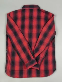 The Flat Head Ombré Flannel Shirt Red 41 The Flat Head Ombré Flannel Shirt Red