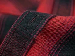 The Flat Head Ombré Flannel Shirt Red 53 The Flat Head Ombré Flannel Shirt Red