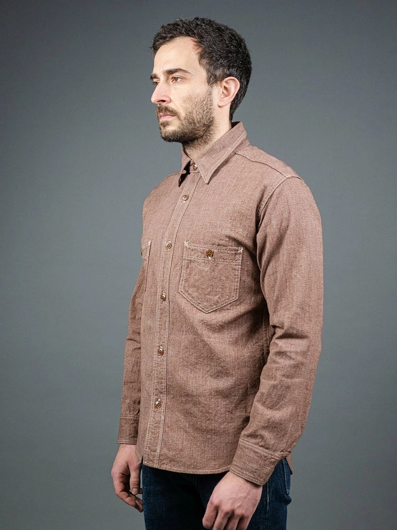 The Rite Stuff Atlas Salt & Pepper Work Shirt (Cedar) 5 The Rite Stuff Atlas Salt & Pepper Work Shirt (Cedar)
