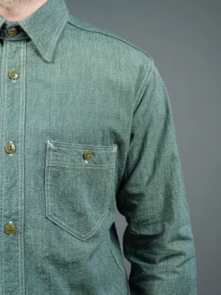 The Rite Stuff Atlas Salt & Pepper Work Shirt (Sage)