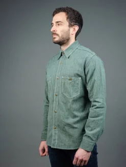 The Rite Stuff Atlas Salt & Pepper Work Shirt (Sage)