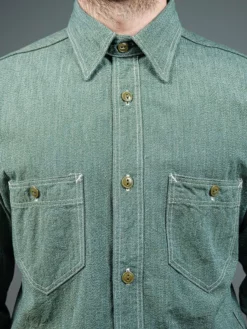 The Rite Stuff Atlas Salt & Pepper Work Shirt (Sage)