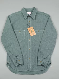 The Rite Stuff Atlas Salt & Pepper Work Shirt (Sage)