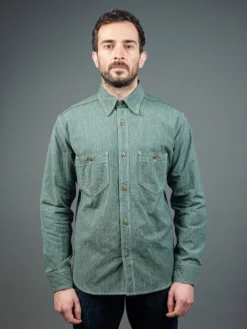 The Rite Stuff Atlas Salt & Pepper Work Shirt (Sage)