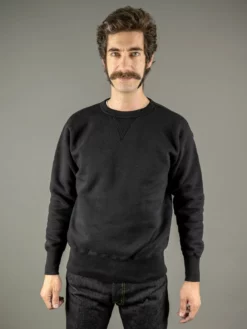 The Strike Gold Loopwheeled Sweatshirt (Black)