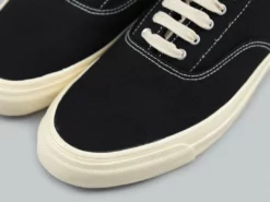 NEW ARRIVALS Trophy Clothing Mill Boat Shoes Black X Cream