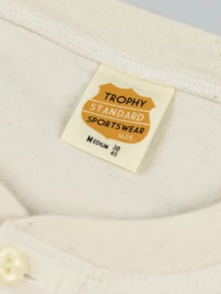 Trophy Clothing OD Henley Tee Natural NEW ARRIVALS