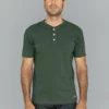 Trophy Clothing OD Henley Tee Olive NEW ARRIVALS