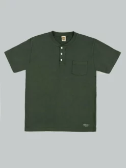 Trophy Clothing OD Henley Tee Olive NEW ARRIVALS