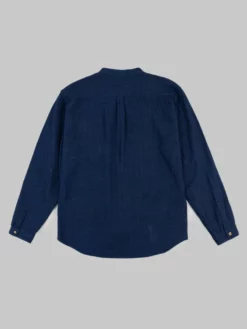 UES Indigo Band Collar Shirt