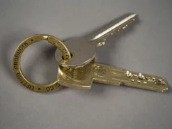 UES Brass Key Ring