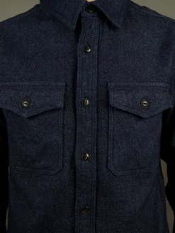 UES Indigo Extra Heavy Flannel Shirt