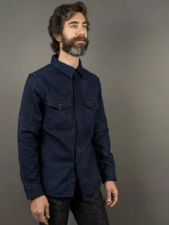 UES Indigo Extra Heavy Flannel Shirt