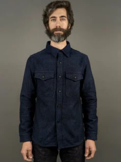 UES Indigo Extra Heavy Flannel Shirt