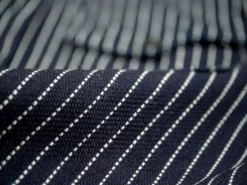 UES Indigo Stripe Heavy Flannel Shirt