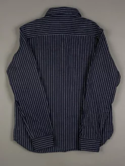 UES Indigo Stripe Heavy Flannel Shirt