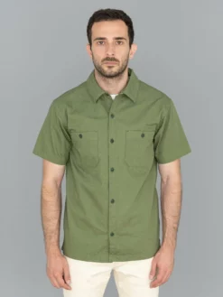 UES Short Sleeve Mechanic Shirt Green NEW ARRIVALS