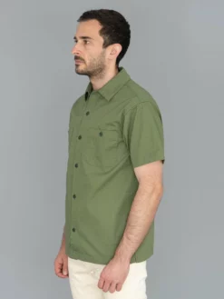 UES Short Sleeve Mechanic Shirt Green NEW ARRIVALS