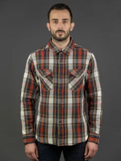 UES Heavy Flannel Shirt Red