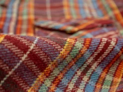 UES Heavy Flannel Shirt Red/Orange