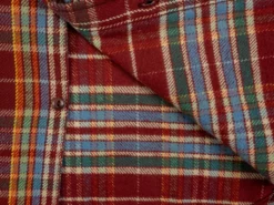 UES Heavy Flannel Shirt Red/Orange