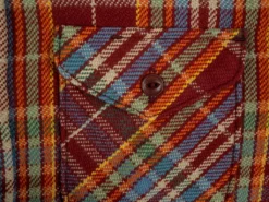 UES Heavy Flannel Shirt Red/Orange