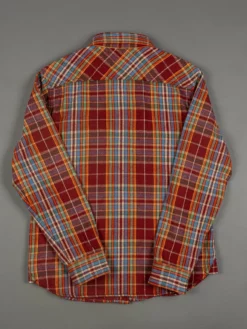 UES Heavy Flannel Shirt Red/Orange