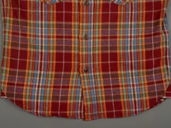 UES Heavy Flannel Shirt Red/Orange