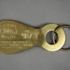 UES Brass Shoehorn Shaped Keyholder Gold