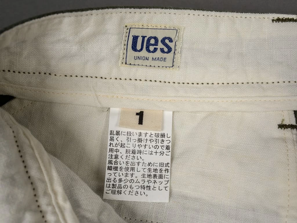 UES Duck Short Pants Olive 22 UES Duck Short Pants Olive