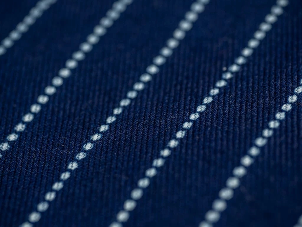 UES Face Mask Indigo Wabash 6 UES Face Mask Indigo Wabash