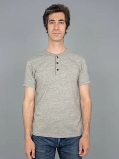UES Ramayana Henley Neck T-Shirt Grey NEW ARRIVALS