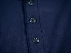 UES Ramayana Henley Neck T-Shirt Navy