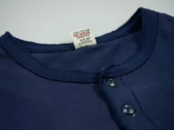 UES Ramayana Henley Neck T-Shirt Navy