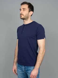 UES Ramayana Henley Neck T-Shirt Navy