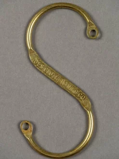 UES Brass S-Hook Golden