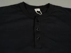 UES Ramayana Henley Neck T-Shirt Black 31 UES Ramayana Henley Neck T-Shirt Black