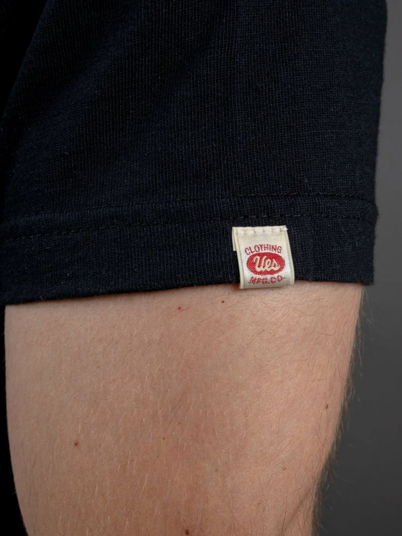 UES Ramayana Henley Neck T-Shirt Black 8 UES Ramayana Henley Neck T-Shirt Black