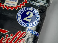 Whitesville Tubular T-shirt Black (2 Pack)